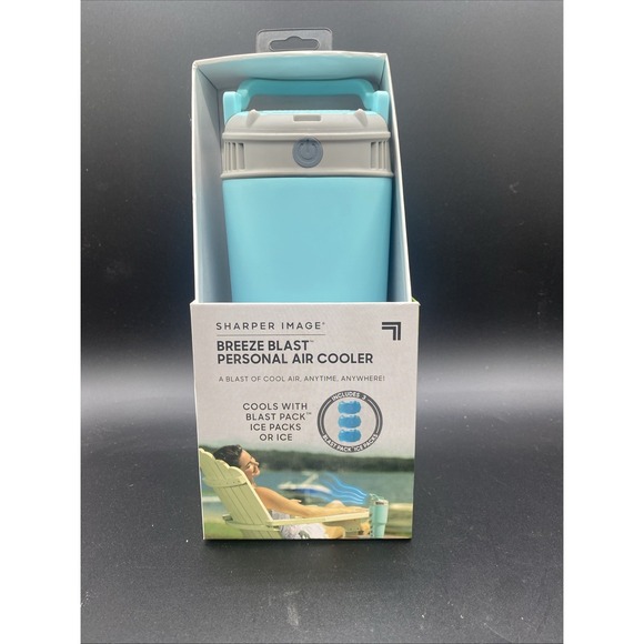 Sharper Image Other - New BREEZE BLAST by SHARPER IMAGE Personal Air Cooler Portable Rechargeable